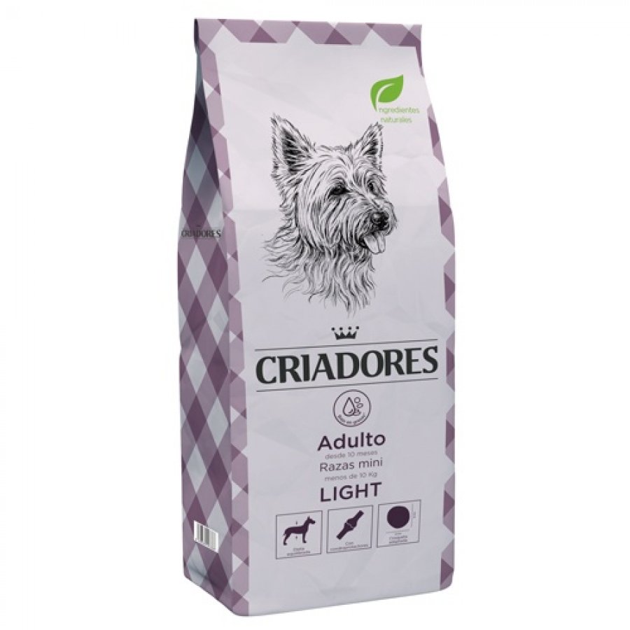 Criadores adulto light raza mini 3 KG alimento para perro, , large image number null