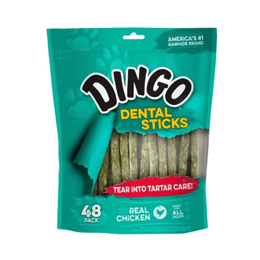 Dingo dental stick huesitos 48 pk