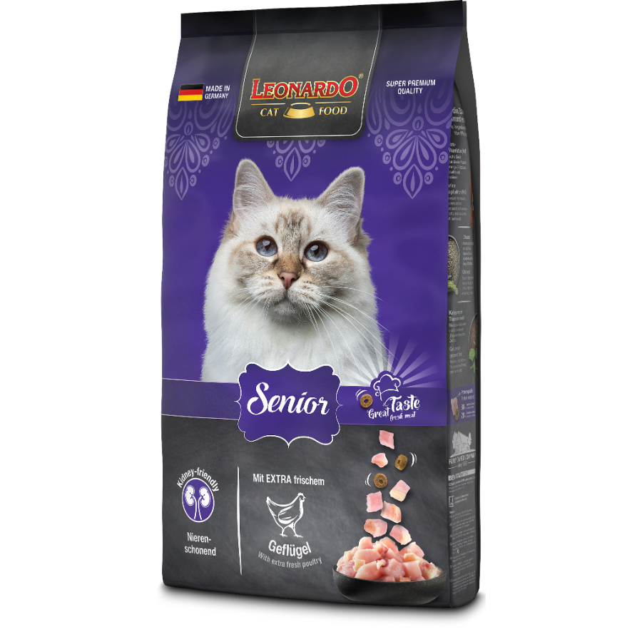 Leonardo Adult Senior alimento para gato, , large image number null