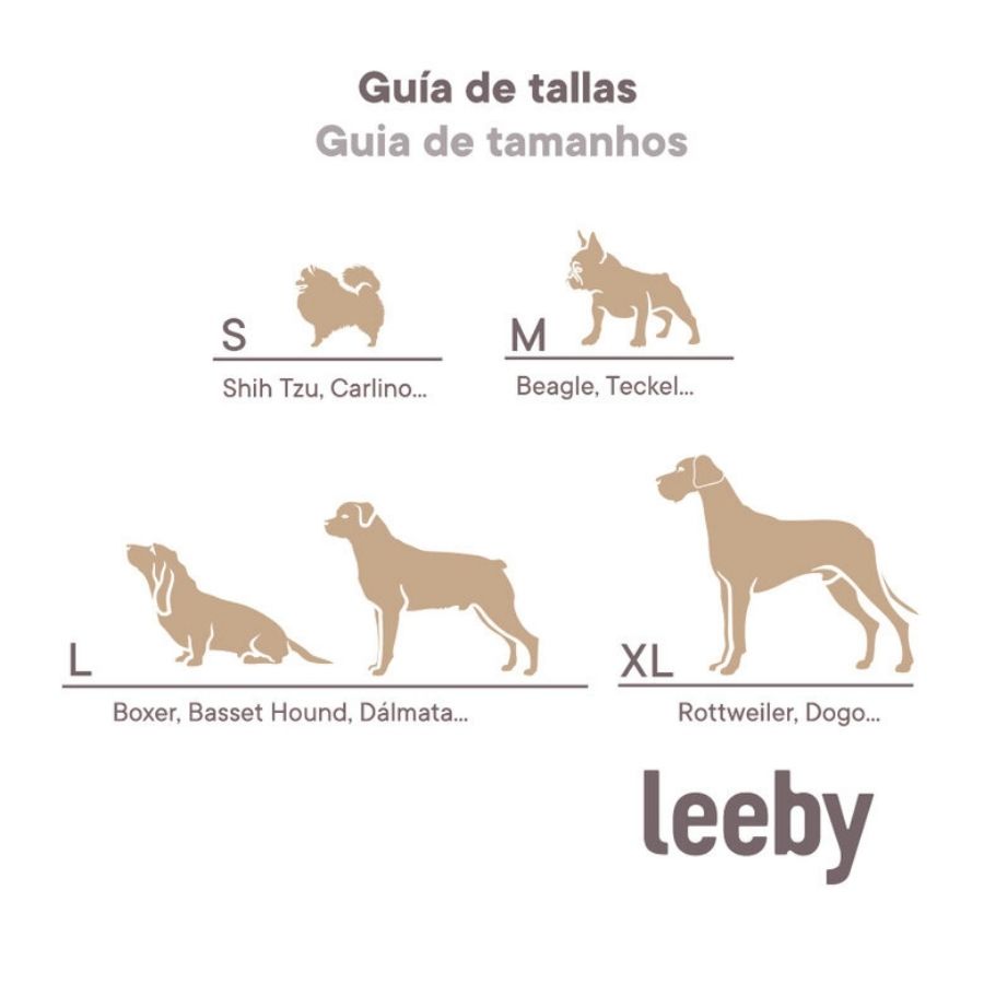 Leeby Cojín Acolchado Beige con Comics para perros, , large image number null