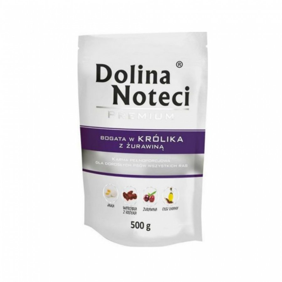 Dolina noteci pouch de conejo con arándanos de 500GR