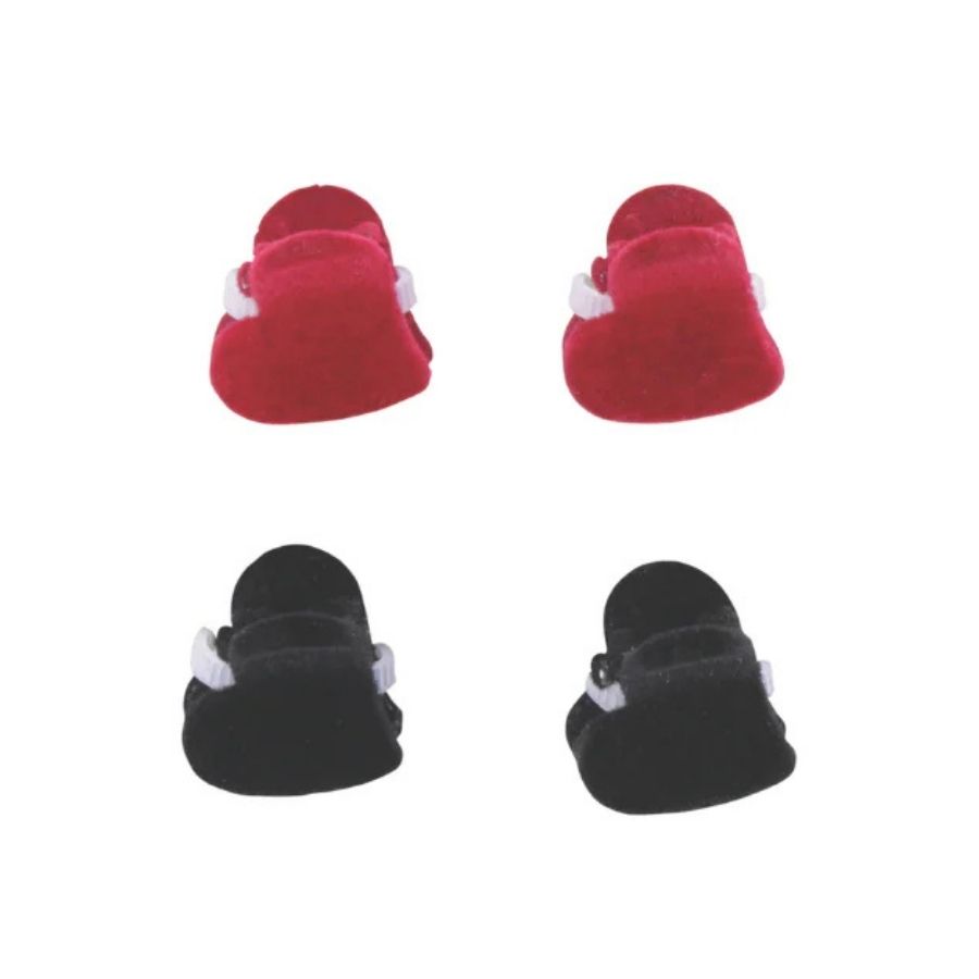 Mpets Set clips con forma de coraz&oacute;n para cabello para mascotas
