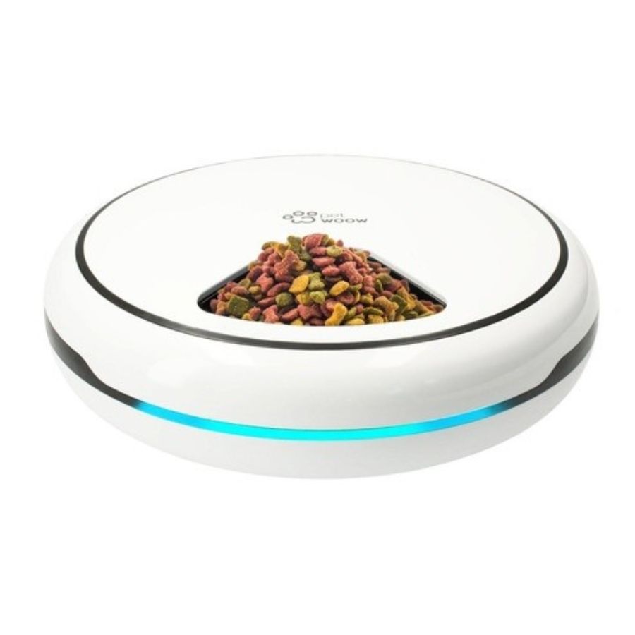 Pet woow dispensador de alimento y comedero para 5 alimentos, , large image number null