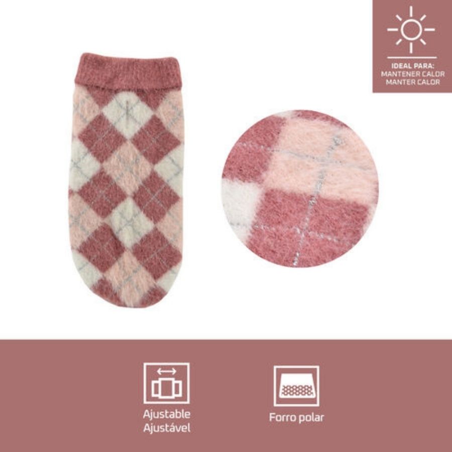 Outech jersey con rombos rosados para perros, , large image number null