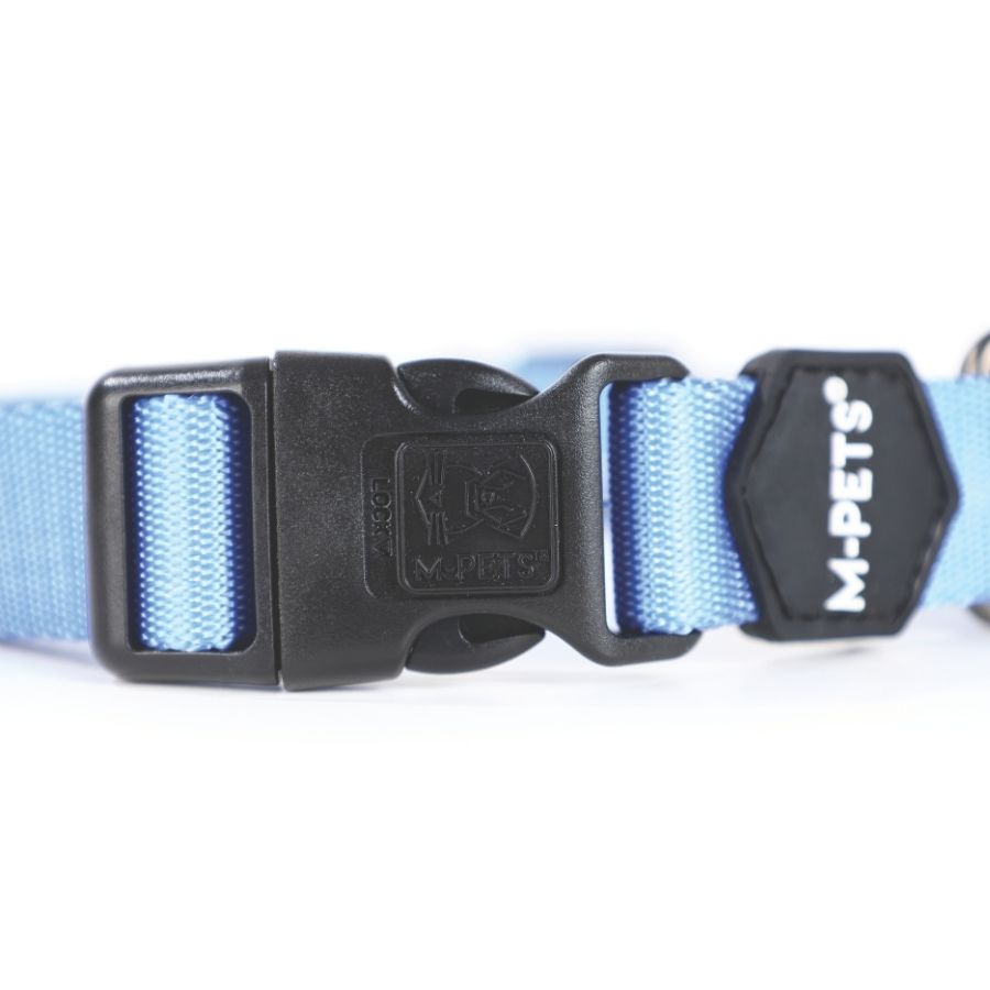 Collar de perro suave azul, , large image number null