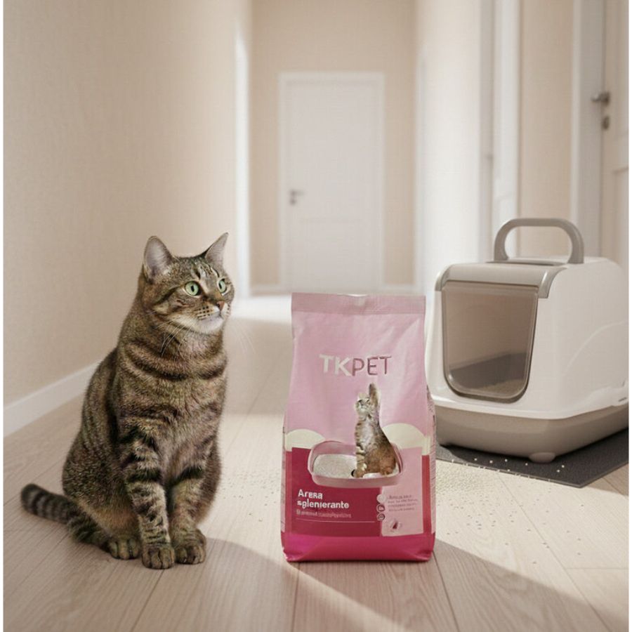 Arena para gatos aglomerante bentonita fresh 10KG, , large image number null