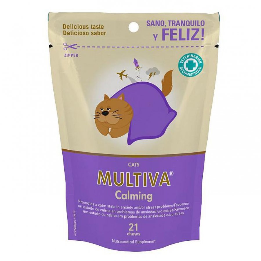 Multiva Calming Cat Snack, , large image number null