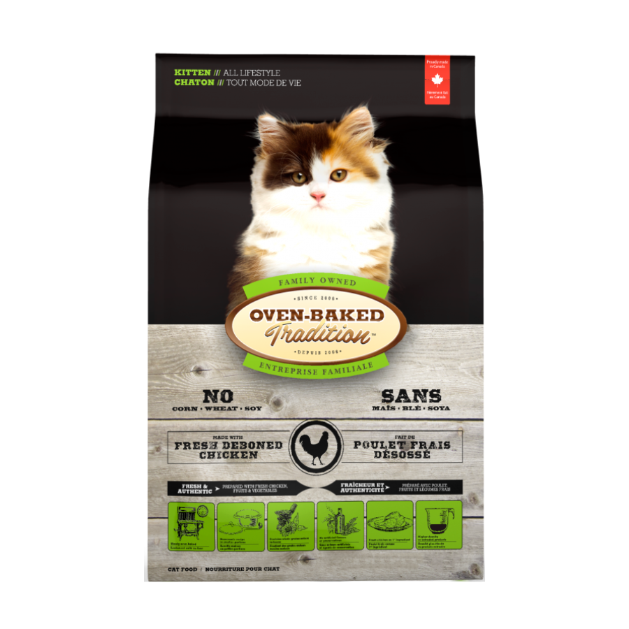 Oven baked tradition chicken kitten food / all lifestyle 2.27 KG alimento para gato, , large image number null