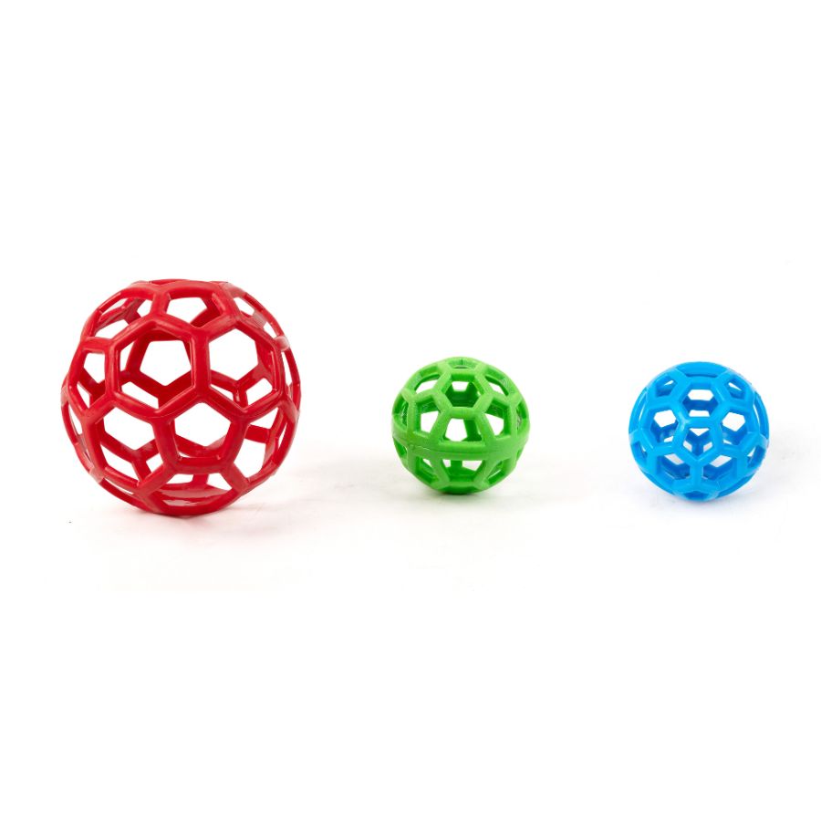 Tootoy! juguete pelota hexahole para perro