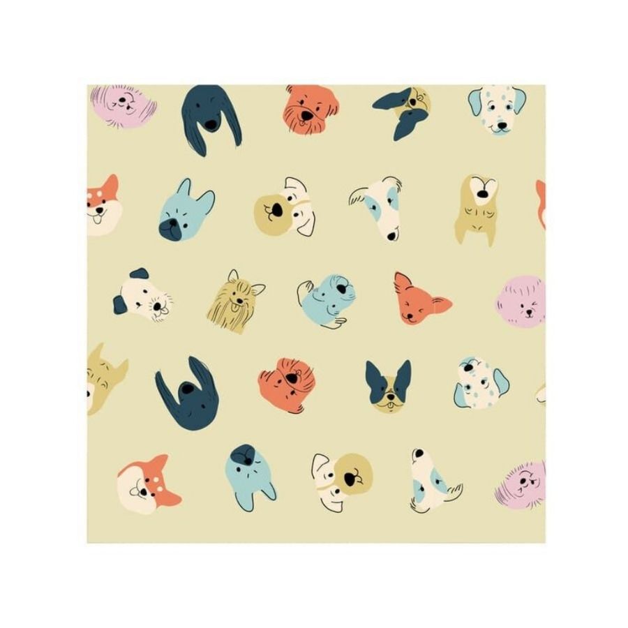 Leeby Cuna Desenfundable Beige Estampado Cómic para perros, , large image number null
