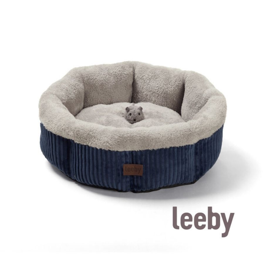 Leeby cat premium donut grey blue, , large image number null