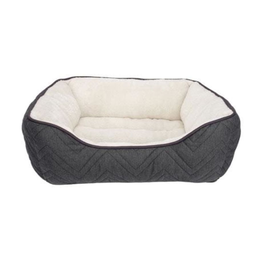 Cama para perro Dogit Dreamwell rectangular gris gris/blanco, , large image number null