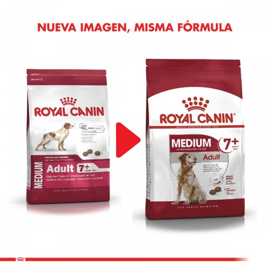 Royal Canin Alimento Seco Perro Adulto Medium Adult 7+, , large image number null