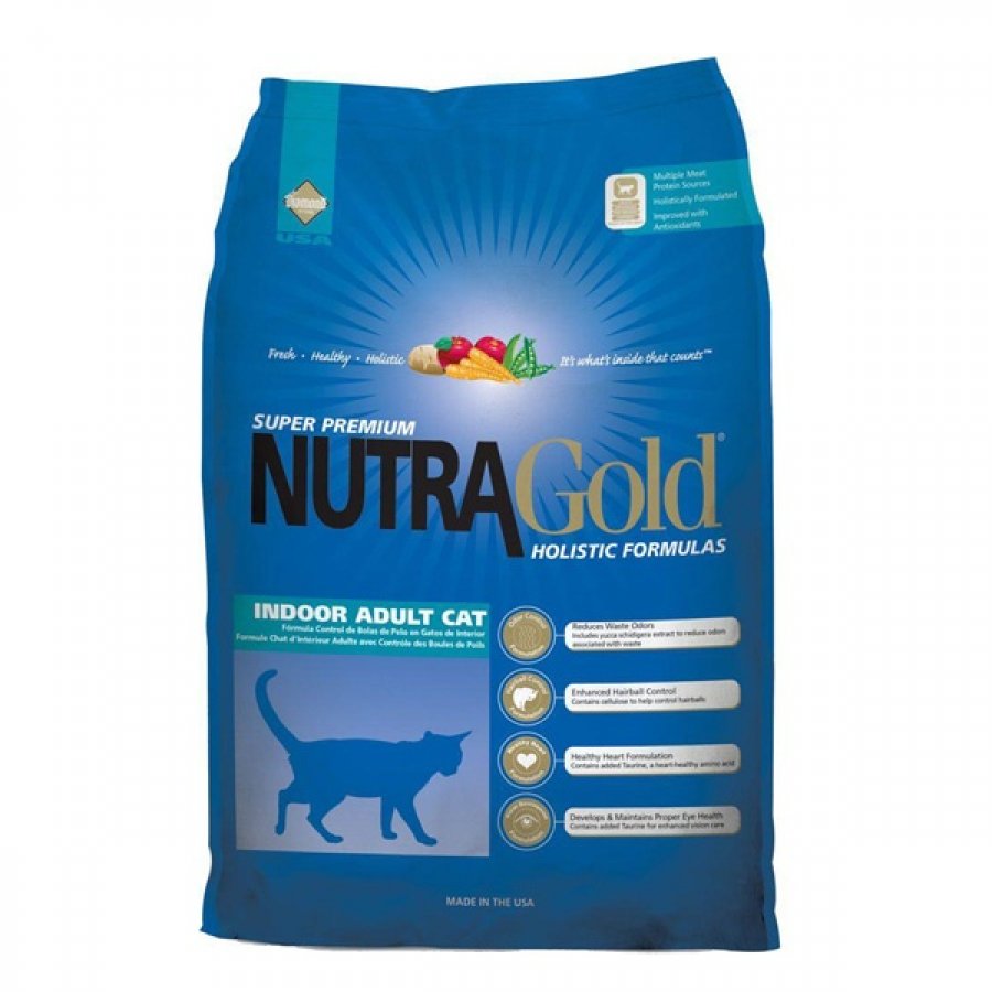 Nutra Gold Indoor Adult Cat alimento para gato, , large image number null