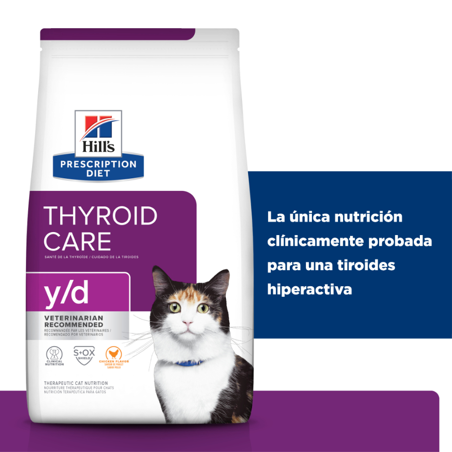 Hills feline y/d thyroid care 1.81 KG, , large image number null