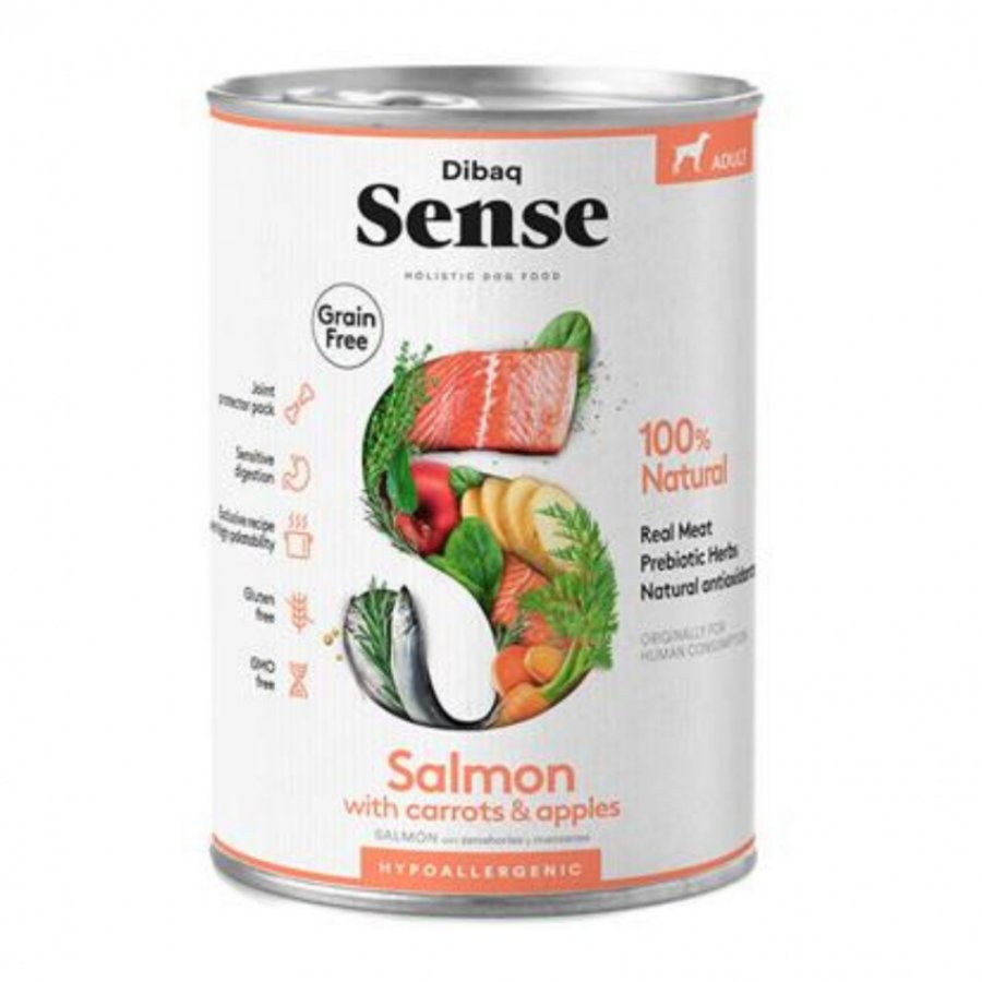 Dibaq Sense Lata Salmon alimento húmedo para perros