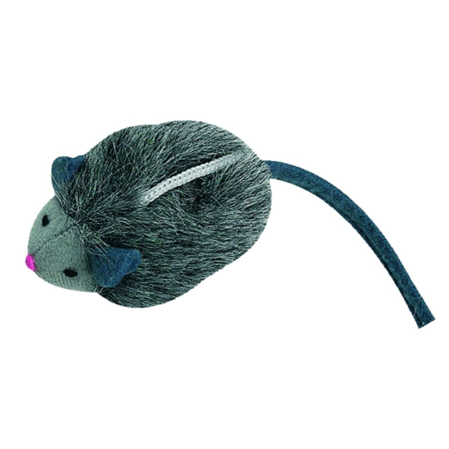 Plush mouse with sound chip