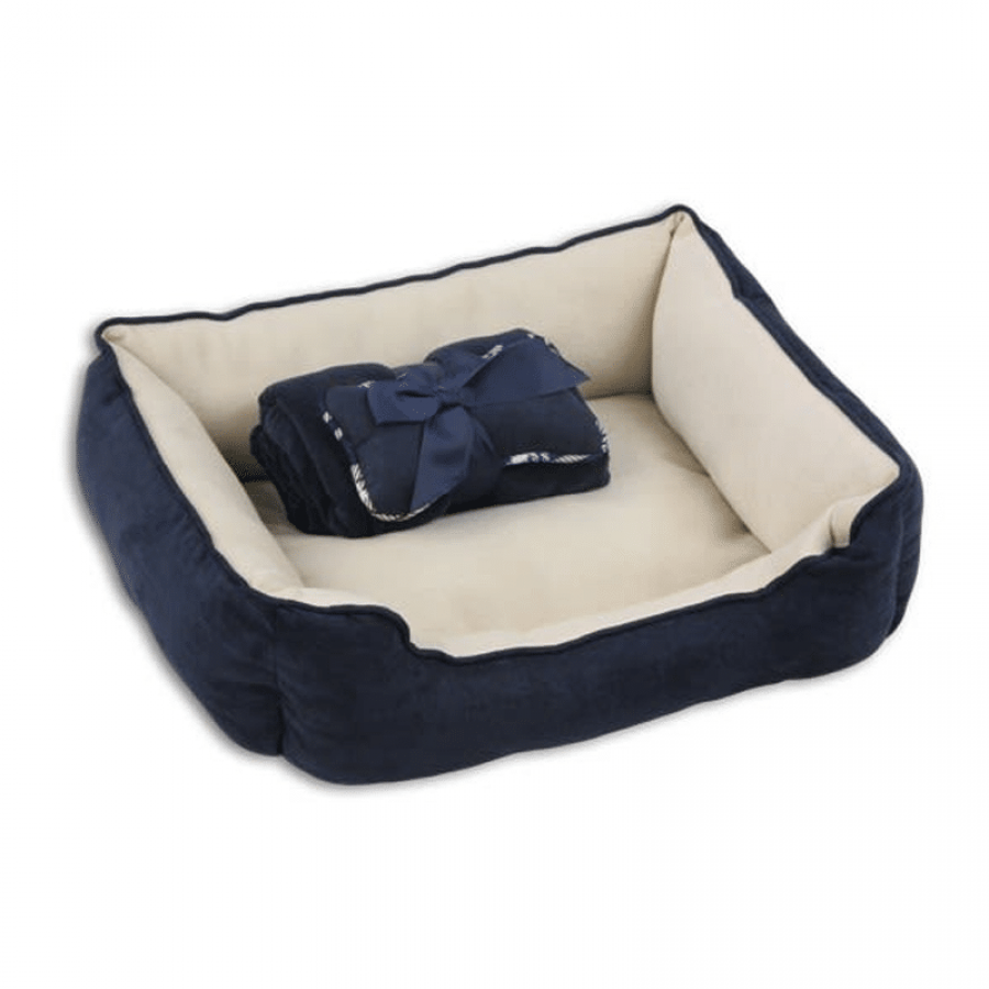 Cama para perro Pawise 3en1 cama/manta/cojin azul, , large image number null