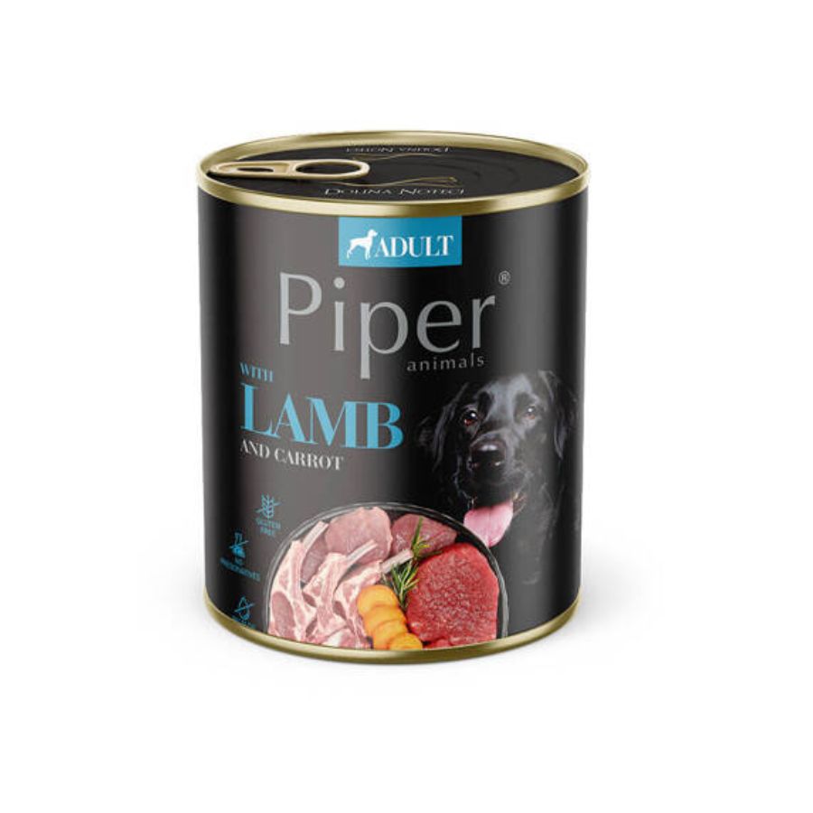 Piper dog lata de cordero 800GR