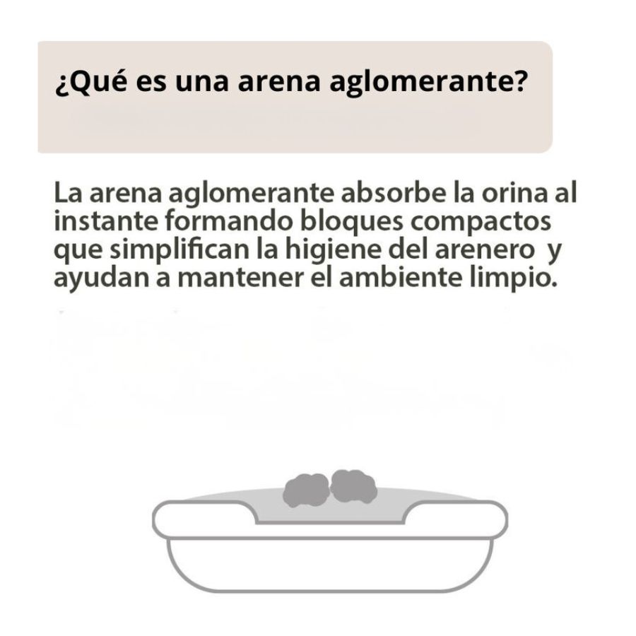 Arena para gatos aglomerante bentonita aloe 10KG, , large image number null