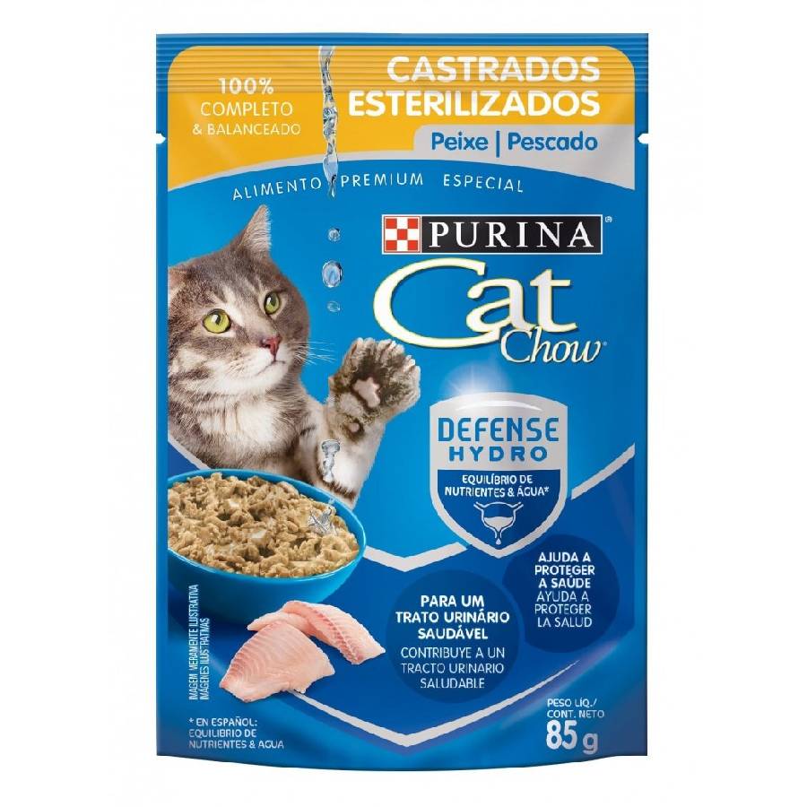 Cat Chow Esterilizados Pescado alimento húmedo para gatos, , large image number null