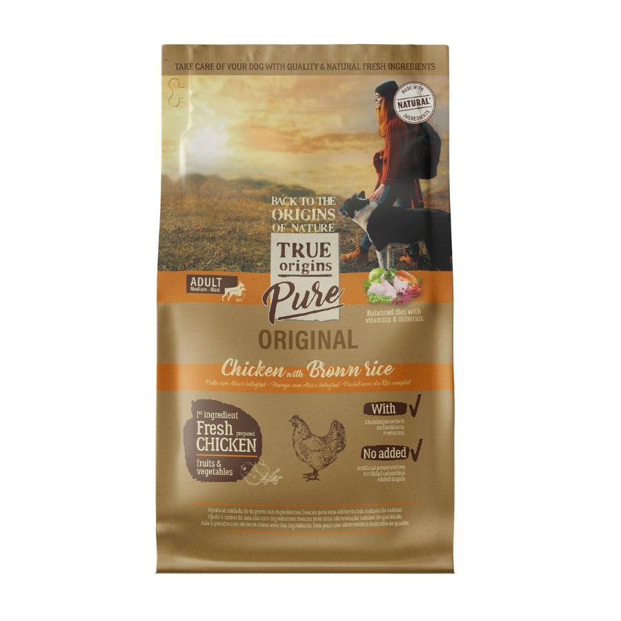 True Origins Pure Dog Adult Chicken alimento para perro, , large image number null