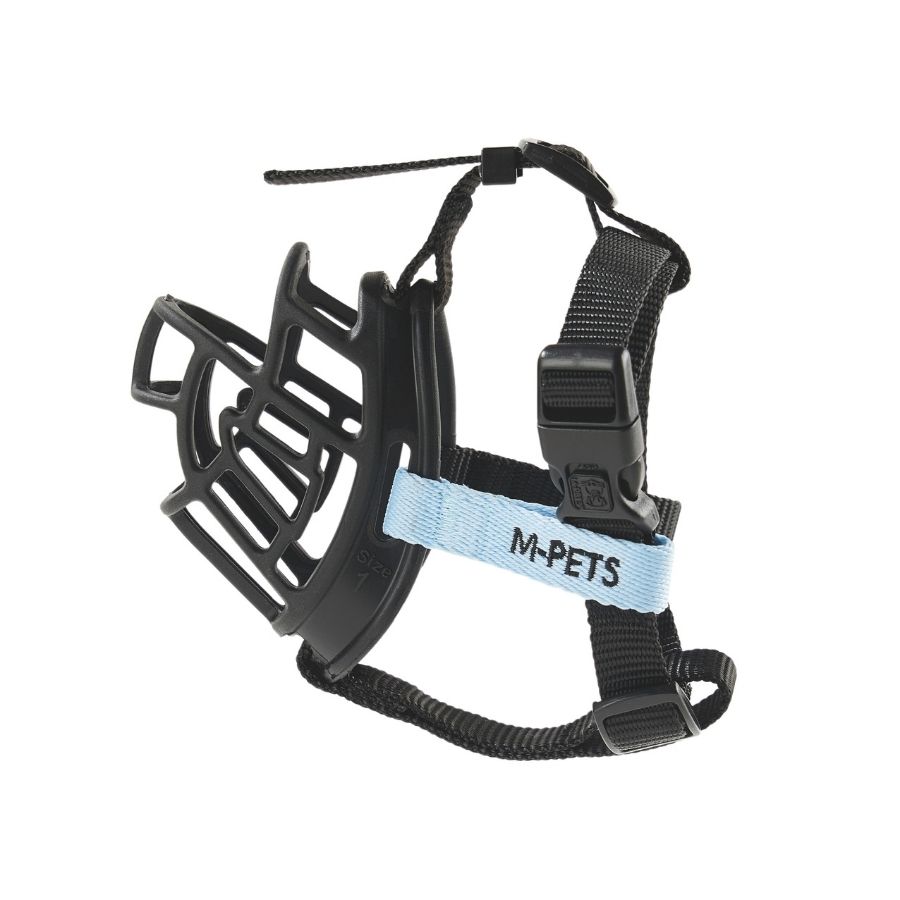 Bozal para perro bark guard - negro y azul, , large image number null