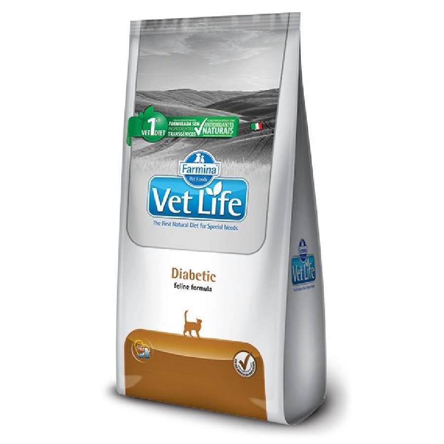 Vetlife farmina alimento seco medicado diabetic gato 2 KG