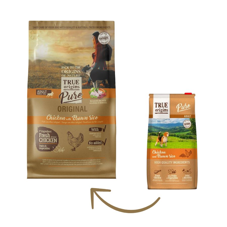 True Origins Pure Dog Adult Chicken alimento para perro, , large image number null