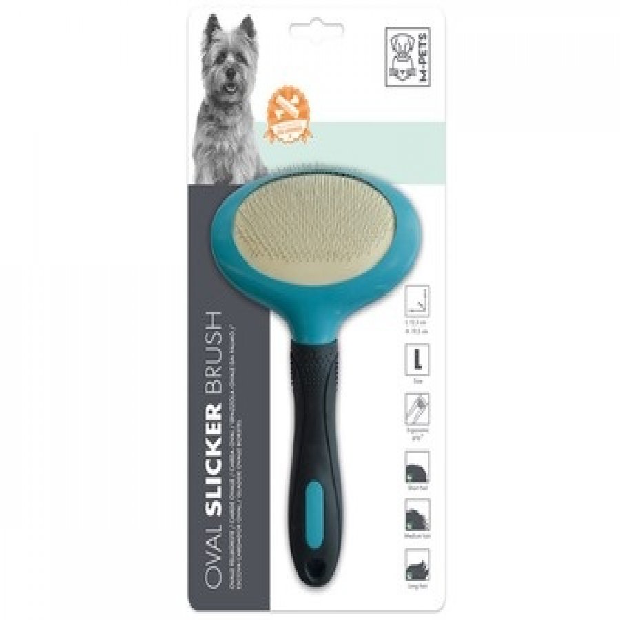 Oval Slicker Brush Cepillo Mpets, , large image number null