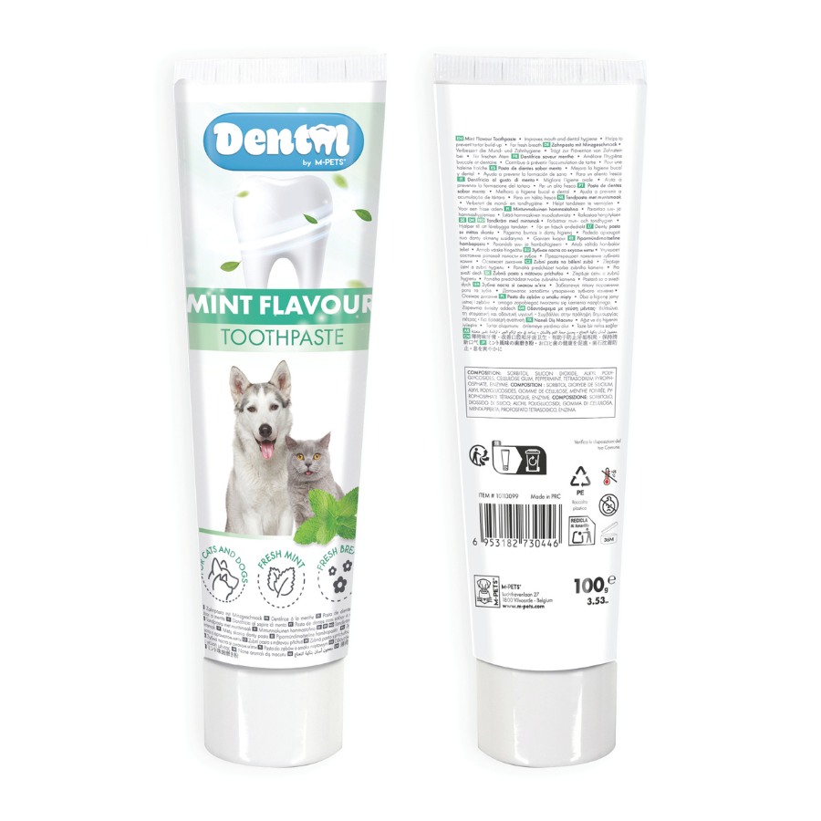 Pasta dental menta cuidado oral