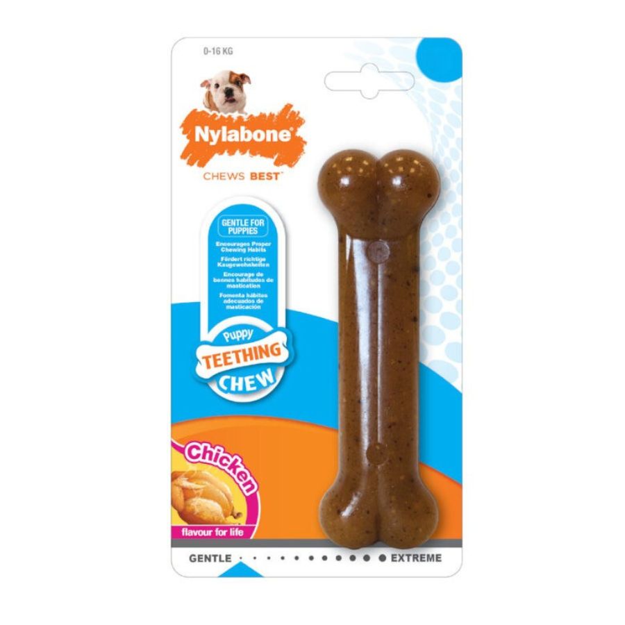 Hueso para cachorro de pollo Talla S