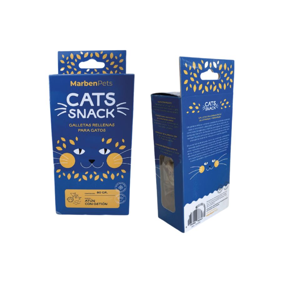 Galletas rellenas para gatos sabor atún con ostion 80GR, , large image number null
