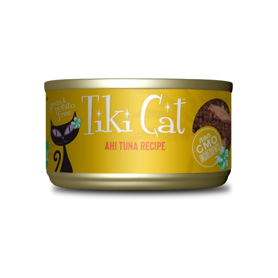 Tiki cat hawaiian grill alimento húmedo para gatos de atún de aleta amarilla 80GR, , large image number null