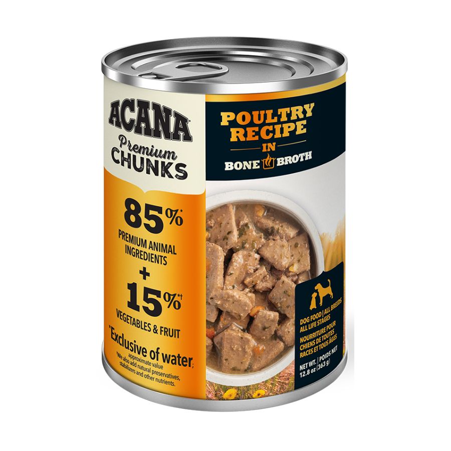 Acana premium chunks ave perro 363 GR