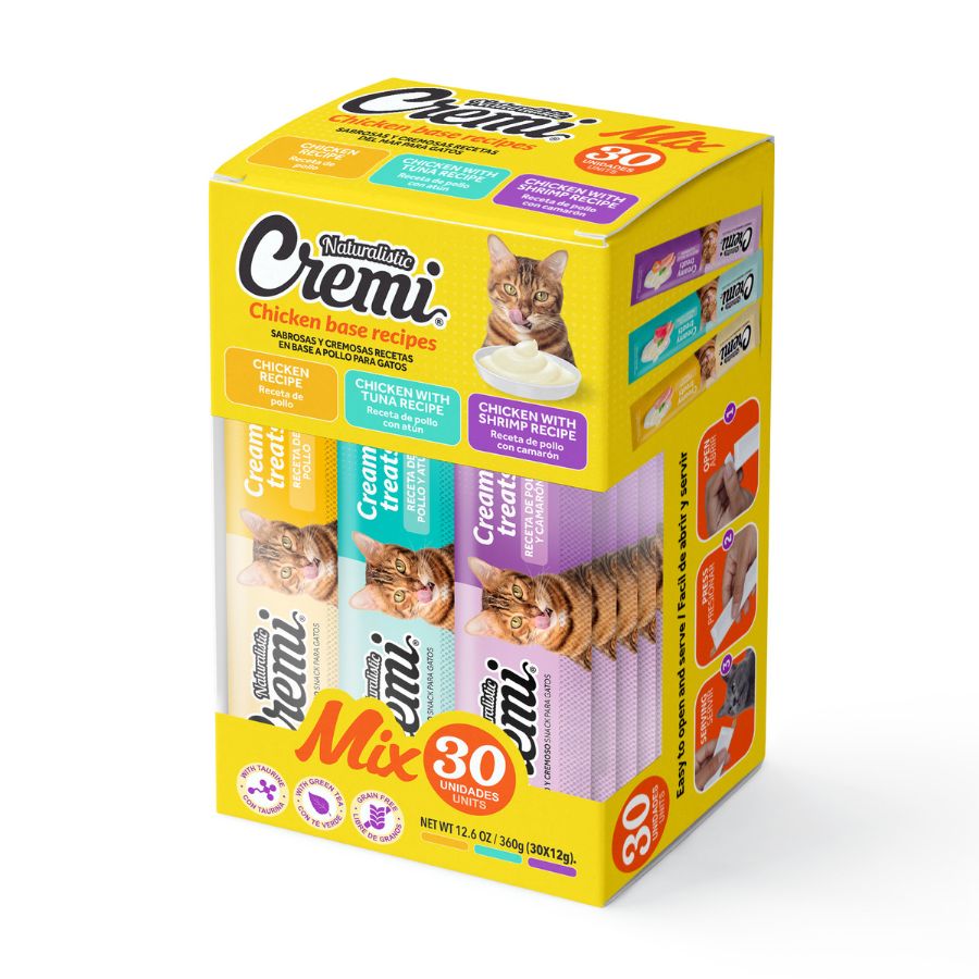 Nt cremi box de pollo food mix 30 sachet - 360GR
