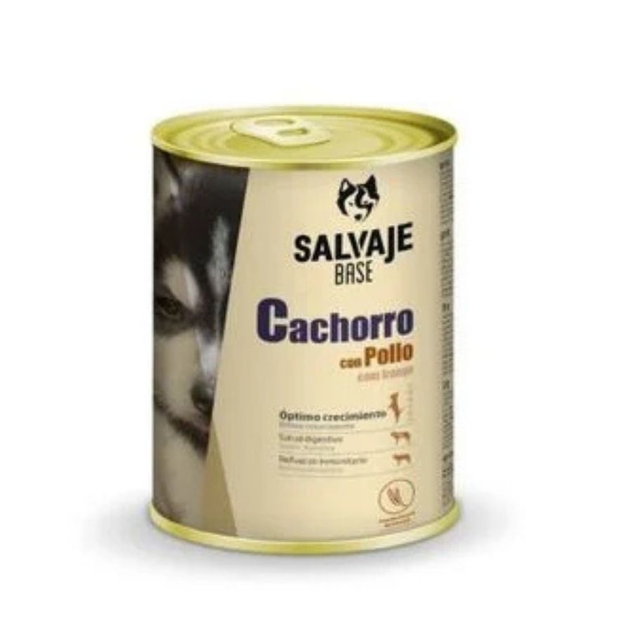 Salvaje base perro cachorro con pollo 1200GR, , large image number null