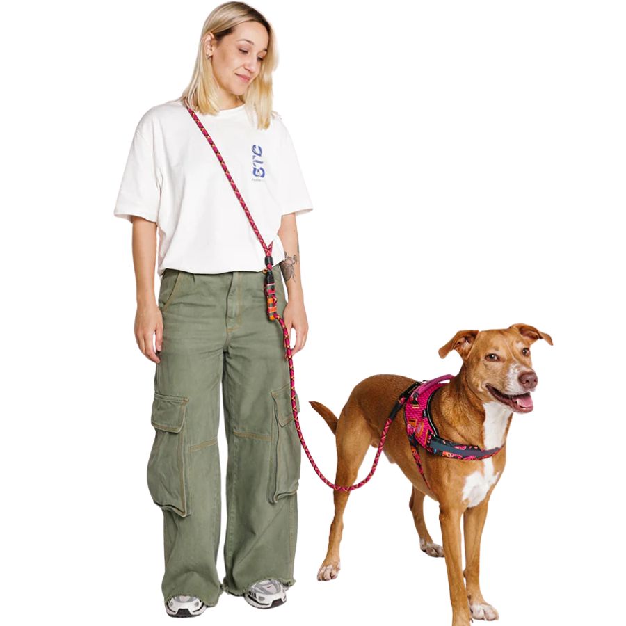 Correa manos libre selva para perros, , large image number null