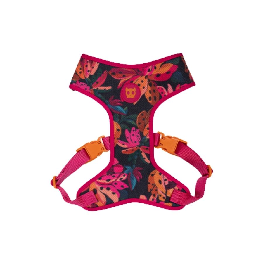 Arnés selva ajustable con malla de aire para perros