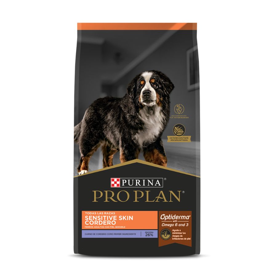 Alimento seco perros adultos&nbsp;PRO PLAN&reg;&nbsp; todas las razas para piel sensible sabor cordero 12KG, , large image number null