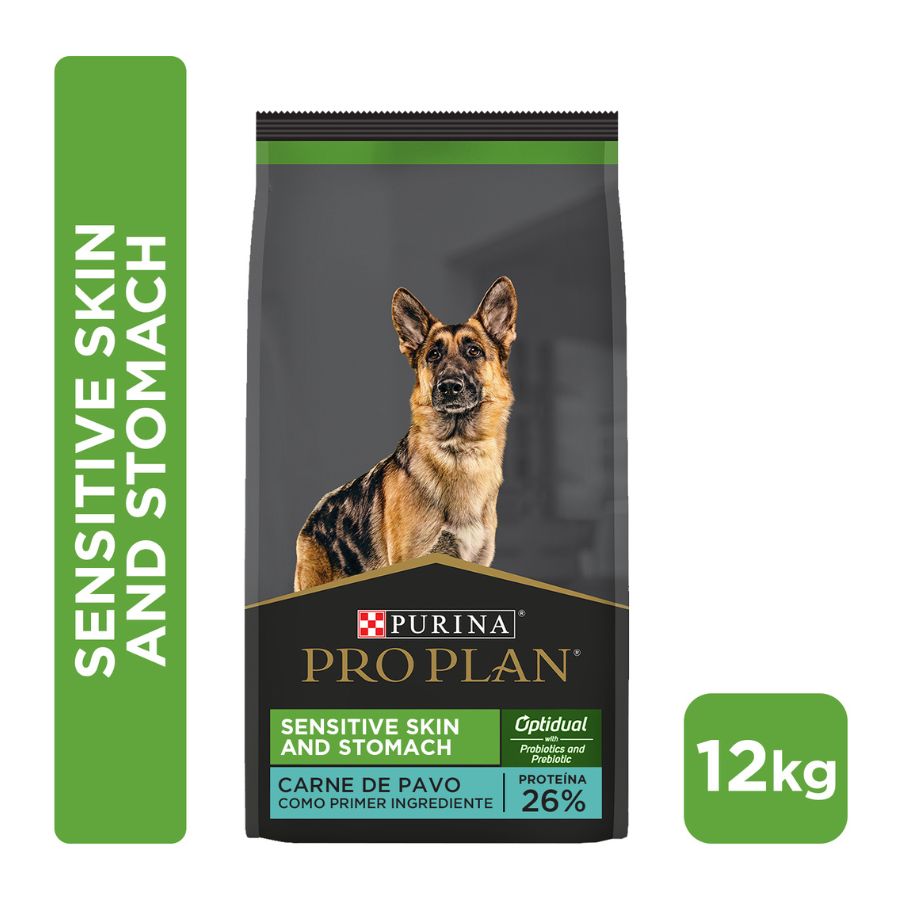 Alimento seco perros PRO PLAN&reg; Adulto mediano y grande piel sensible & est&oacute;mago 12KG, , large image number null