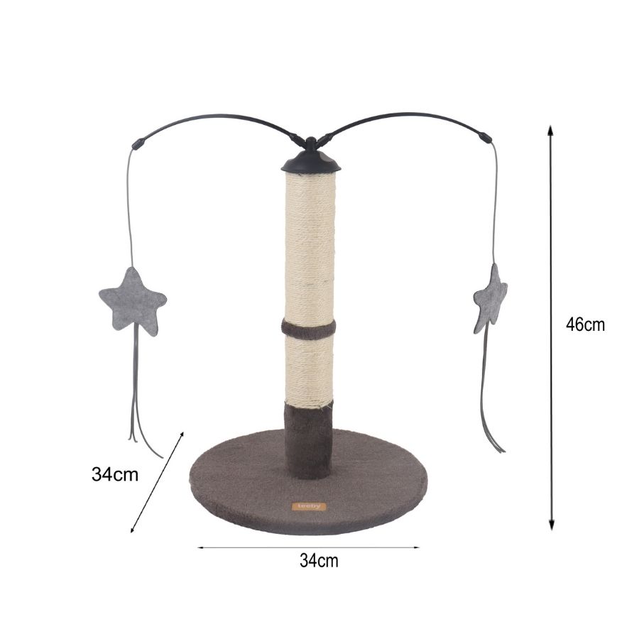 Sol poste de sisal con espiral, , large image number null