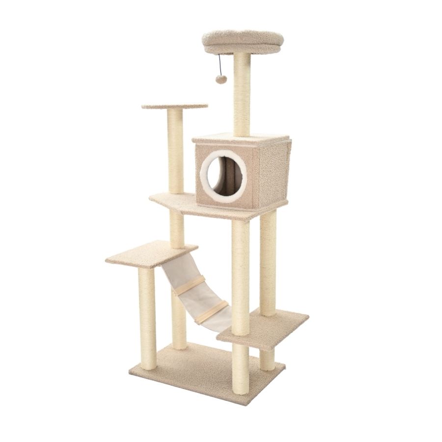 Torre de escalada y escondite de m&uacute;ltiples niveles de la colecci&oacute;n boucle, , large image number null