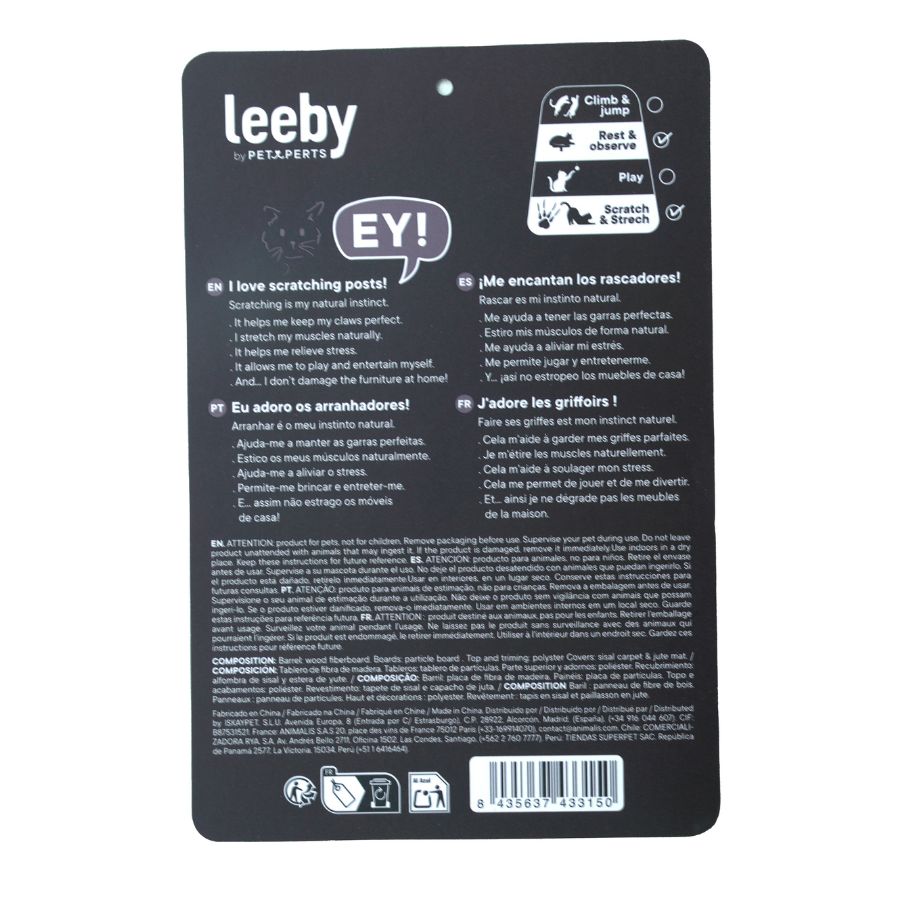 Bonbon barril rascar y dormir, , large image number null