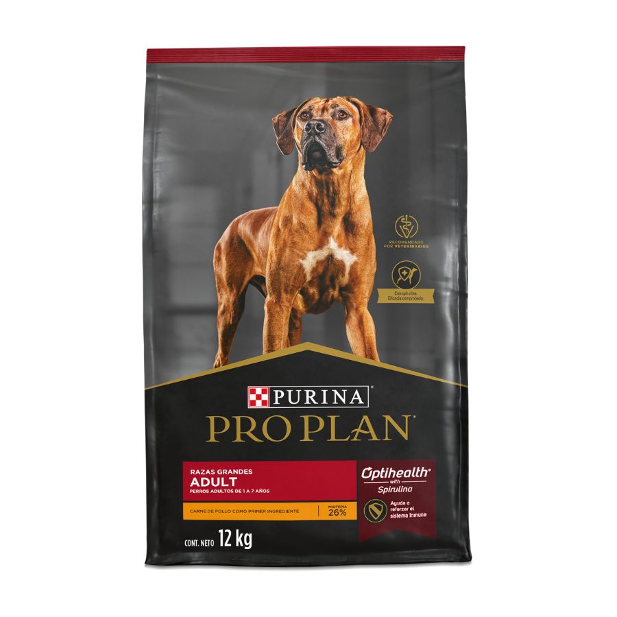 Alimento seco para perros PRO PLAN&reg; Adultos raza grande 12KG, , large image number null
