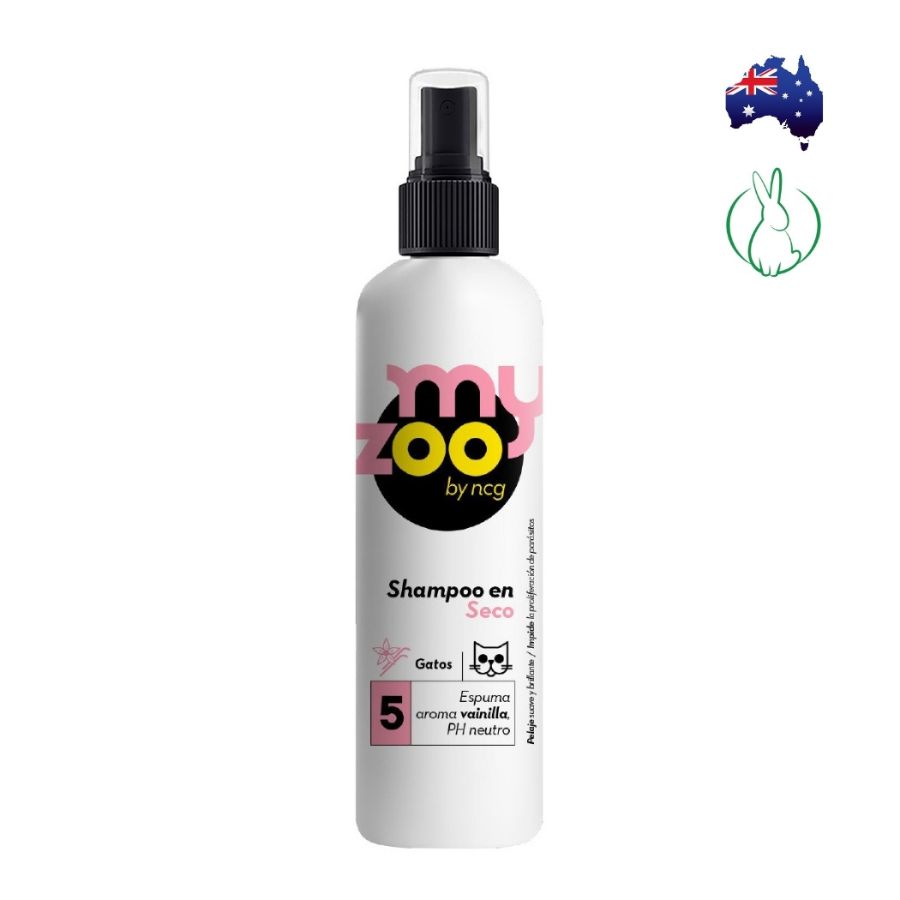 My Zoo Shampoo Seco Espuma Vainilla Gato 250CC