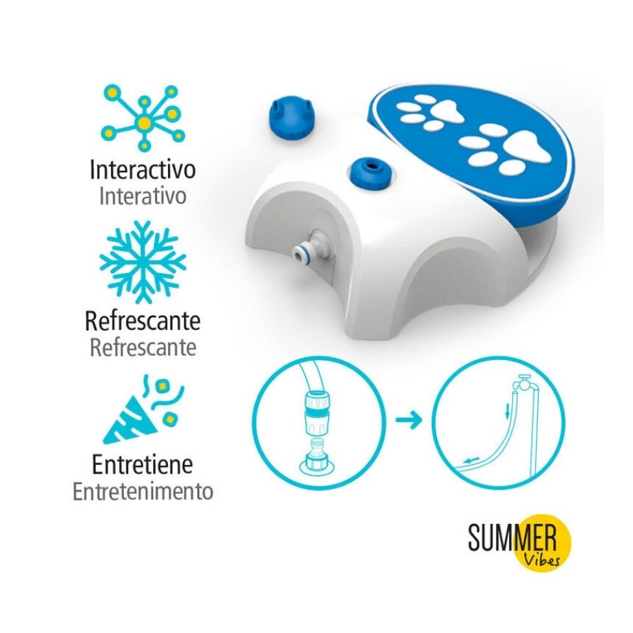 Summer Vibes Juguete de verano pulverizador de agua para perros, , large image number null