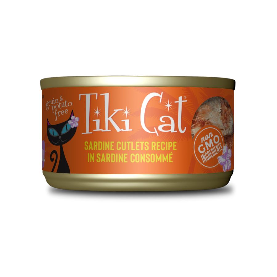Tiki cat tahitian GRill de sardina 80GR alimento h&uacute;medo para gatos, , large image number null