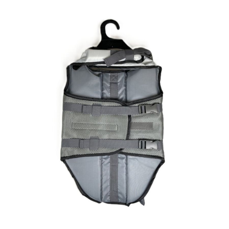 Summer Vibes Salvavidas para verano estilo tiburon para perros, , large image number null