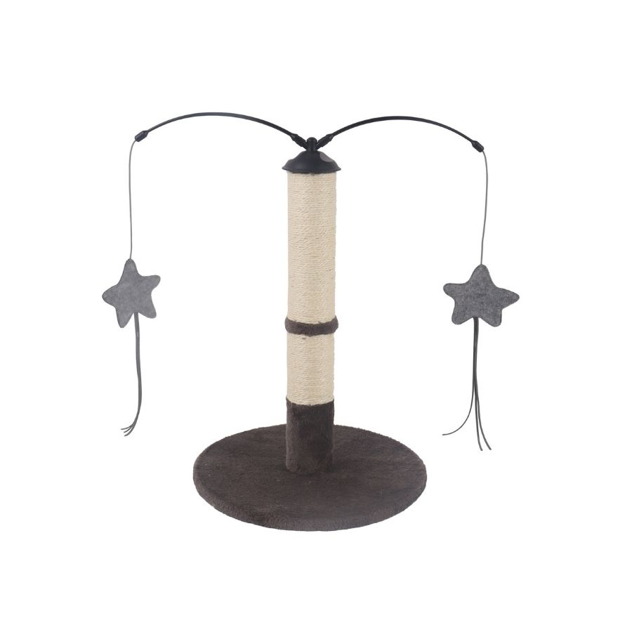 Sol poste de sisal con espiral